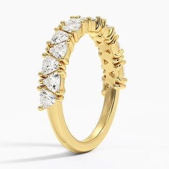 Trillion Cut Lab Diamond Ring