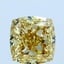 2.01 Ct. Fancy Intense Yellow Cushion Lab Grown Diamond