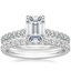 18K White Gold Chantal Diamond Ring with Amelie Diamond Ring (1/3 ct. tw.)