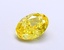 1.66 Ct. Fancy Vivid  Yellow Oval Lab Grown Diamond