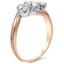 The Ariadna Ring, smalltop view on a hand