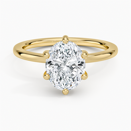 Sydney Perfect Fit Hidden Halo Six-Prong Diamond Ring