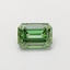 1.17 Ct. Fancy Green Emerald Lab Grown Diamond