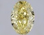 1.55 Ct. Fancy Intense  Yellow Oval Lab Grown Diamond