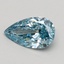 0.70 Ct. Fancy Vivid Blue Pear Lab Grown Diamond