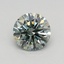 0.53 Ct. Fancy Intense Green Round Lab Grown Diamond