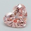 1.43 Ct. Fancy Intense Pink Heart Lab Grown Diamond