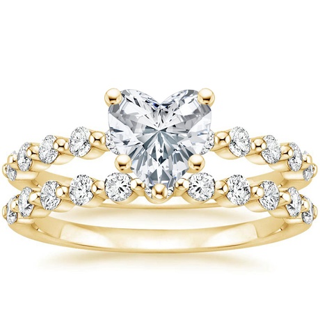 18K Yellow Gold Marseille Diamond Bridal Set (1/2 ct. tw.)