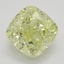 1.82 Ct. Fancy Light Yellow Cushion Diamond