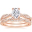 14KR Moissanite Petite Luxe Twisted Vine Bridal Set (1/2 ct. tw.), smalltop view