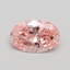 0.52 Ct. Fancy Intense Pink Oval Lab Grown Diamond