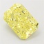 2.30 Ct. Fancy Vivid Yellow Radiant Lab Grown Diamond