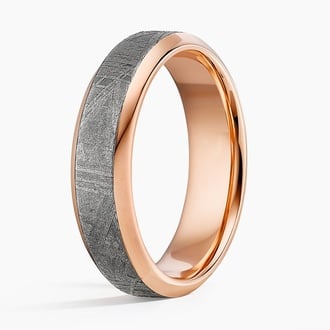 Merle 6mm Wedding Ring in 14K Rose Gold