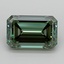 2.94 Ct. Fancy Vivid  Green Emerald Lab Grown Diamond
