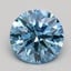 1.55 Ct. Fancy Intense Blue Round Lab Grown Diamond