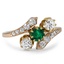Retro Emerald Vintage Ring