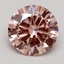 1.51 Ct. Fancy Intense Pink Round Lab Grown Diamond