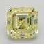 2.30 Ct. Fancy Intense Yellow Asscher Lab Grown Diamond
