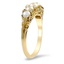 The Georgetta Ring, smalltop view on a hand