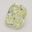 1.00 Ct. Fancy Light Yellow Cushion Diamond