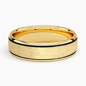 Everett 6mm Wedding Ring in 18K Yellow Gold