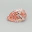 0.32 Ct. Fancy Vivid Pink Pear Lab Grown Diamond