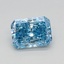 0.70 Ct. Fancy Vivid Blue Radiant Lab Grown Diamond