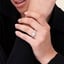18K White Gold Sienna Halo Three-Quarter Coverage Diamond Ring (3/4 ct. tw.), smalladditional view 3