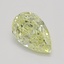 1.03 Ct. Fancy Light Yellow Pear Diamond