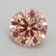 1.51 Ct. Fancy Intense Pink Round Lab Grown Diamond