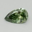 0.60 Ct. Fancy Vivid Green Pear Lab Grown Diamond