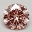 2.50 Ct. Fancy Intense Pink Round Lab Grown Diamond