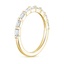 18K Yellow Gold Dominique Diamond Ring (1/3 ct. tw.), smallside view