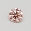 0.67 Ct. Fancy Intense Pink Round Lab Grown Diamond
