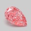 2.04 Ct. Fancy Vivid Pink Pear Lab Grown Diamond