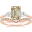 14K Rose Gold Opera Diamond Ring with Flair Diamond Ring (1/6 ct. tw.)