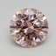 1.01 Ct. Fancy Intense Pink Round Lab Grown Diamond