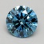 1.23 Ct. Fancy Vivid Blue Round Lab Grown Diamond