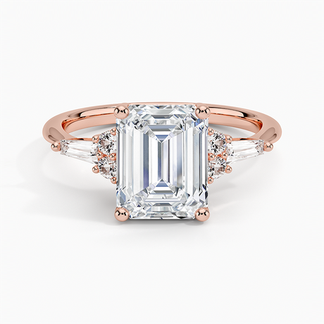 14K Rose Gold Yvonne Diamond Ring