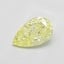 1.09 Ct. Fancy Intense Yellow Pear Lab Grown Diamond