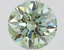 1.10 Ct. Fancy Vivid Green Round Lab Grown Diamond