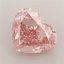 3.03 Ct. Fancy Vivid Pink Heart Lab Grown Diamond
