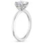 18K White Gold Lumiere Diamond Ring, smallside view
