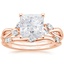 14KR Moissanite Willow Bridal Set (1/4 ct. tw.), smalltop view