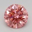 1.18 Ct. Fancy Vivid Pink Round Lab Grown Diamond