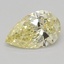1.05 Ct. Fancy Intense Yellow Pear Lab Grown Diamond