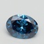 1.50 Ct. Fancy Vivid Blue Oval Lab Grown Diamond