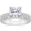 Platinum Sienna Diamond Ring (3/8 ct. tw.) with Luxe Sienna Diamond Open Ring (1/2 ct. tw.)