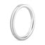Platinum 2mm Milgrain Wedding Ring, smallside view
