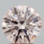 2.19 Ct. Fancy Light Brownish Pink Round Lab Grown Diamond